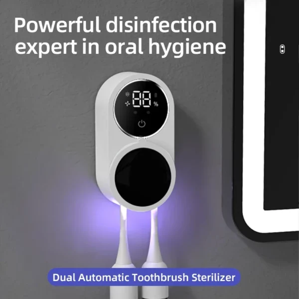 Support de brosse à dents UV portable, désinfectant pour brosse à dents – Image 2