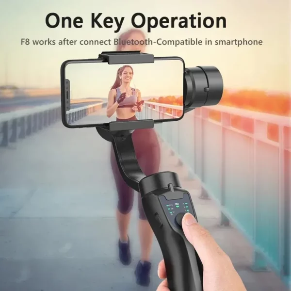 Stabilisateur de téléphone à cardan 3 axes, anti-secousse pour smartphone – Image 2